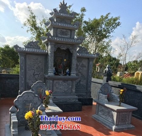 95+ mẫu lăng mộ không mái bằng đá xanh - mộ không mái nghệ an