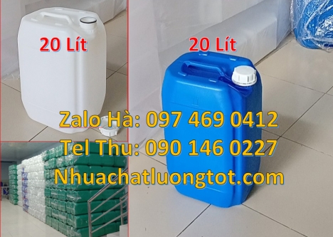 Can 30l vuông xanh, can 25l vuông, can 20l giá rẻ can 25l giá rẻ, Can hdpe 20l vuông, Can vuông 25l
