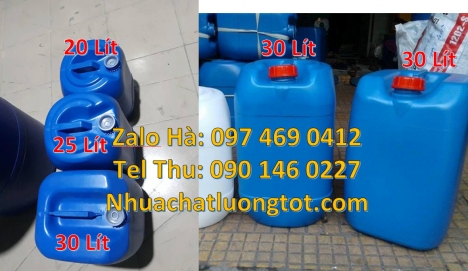 Can 30l vuông xanh, can 25l vuông, can 20l giá rẻ can 25l giá rẻ, Can hdpe 20l vuông, Can vuông 25l