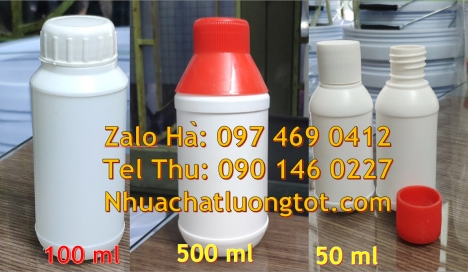 chai đựng thuốc trừ sâu chai 100ml vuông hdpe chai xịt phun sương 500ml, chai 250ml đựng thuố