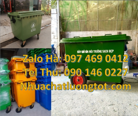 Nơi bán Xe rác, xe gom rác, Xe Thu Gom Rác 1000 Lít 3 Bánh, Xe thu gom rác 1000 lít 3 bánh hơi, Xe t