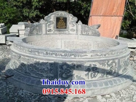 18+ Lăng mộ đẹp hưng yên - mộ hình tròn bằng đá xanh
