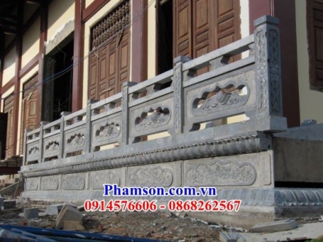 30 Lan can đá đẹp hưng yên - tường bao hàng rào bằng đá xanh