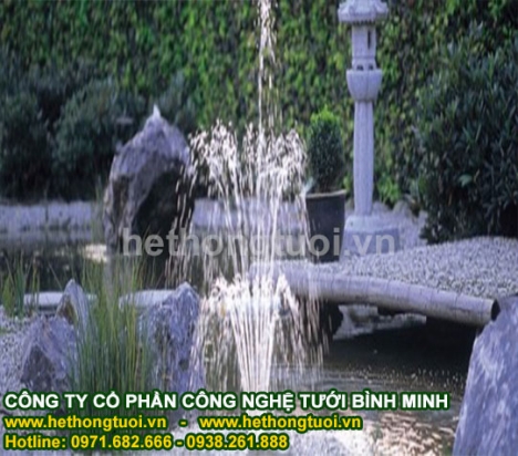 Phun nước nghệ thuật,vòi phun nấm,vòi phun cây thông,vòi phun cột nước,vòi phun tia