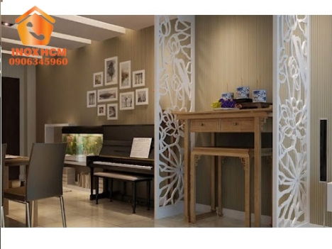 Vách CNC Bàn Thờ inox hiện đại