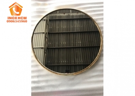 Khung Gương Inox Mạ Vàng PVD - inox chất lượng cao