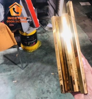 Nẹp Inox Bán Nguyệt PVD - nhận gia công inox theo yêu cầu