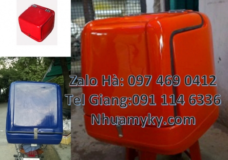 Thùng giao cơm, thùng nhựa, Thùng giao đồ uống, Thùng đựng văn phòng phẩm Thùng giao hàng 62x52x62