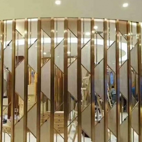 Vách CNC phòng khách hiện đại - nhận gia công inox theo yêu cầu