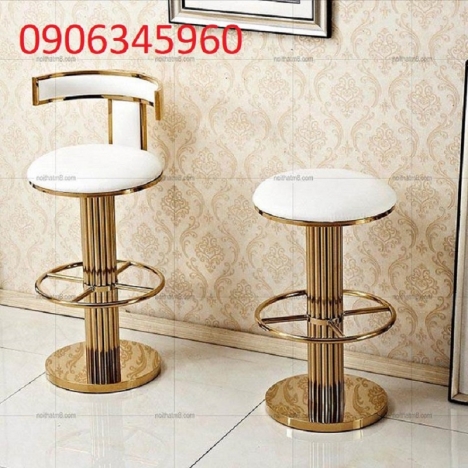 Ghế bar inox sang trọng - nhận gia công inox theo yêu cầu