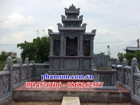 458 Lăng thờ đá đẹp hậu giang - miếu thờ chung khu nghĩa trang