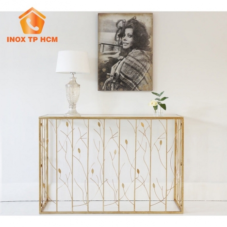 Bàn Console Inox Mạ Vàng PVD