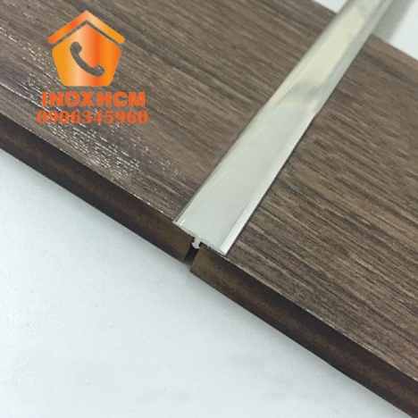 Nẹp chữ t mạ màu PVD - nhận gia công nẹp inox theo yêu cầu