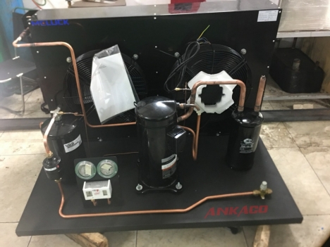Lên hoàn thiện cụm máy nén Copeland 5hp ZR61KC-TFD