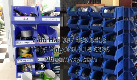 Khay đựng linh kiện sửa xe cung cấp kệ nhựa giá sỉ Kệ nhựa A6, Khay nhựa đựng dụng cụ
