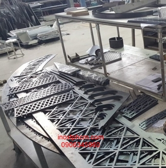 Gia Công Cắt Laser CNC Inox, Sắt Thép Theo Yêu Cầu