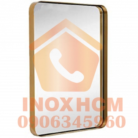 Khung Gương Inox Mạ Vàng PVD - inox chất lượng cao