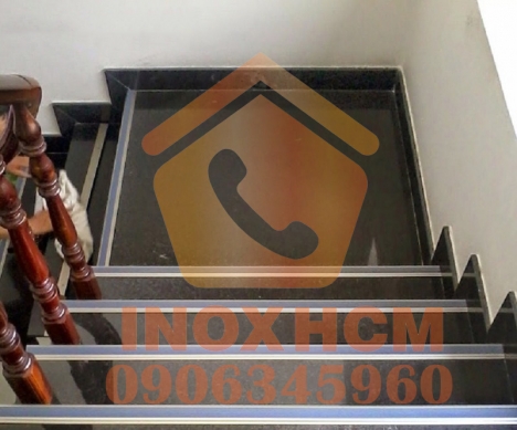 Nẹp Bậc Cầu Thang Inox Mạ Màu PVD - nhận gia công inox theo yêu cầu