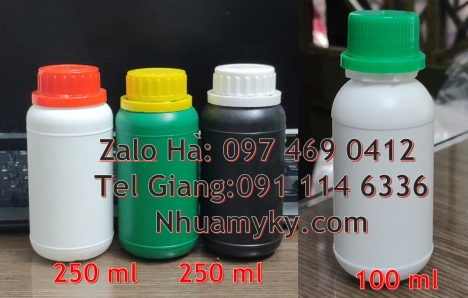 chai 50ml đựng thuốc trừ sâu, chai 100ml vuông hdpe chai xịt phun sương 500ml, chai 250ml đựng thuố
