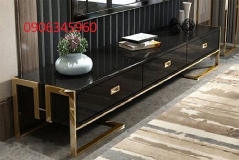Kệ tivi bằng inox 304 hiện đại - nhận gia công inox theo yêu cầu khách hàng
