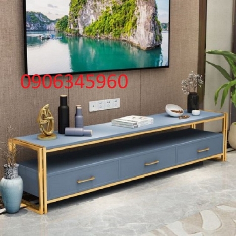 Kệ tivi bằng inox 304 hiện đại - nhận gia công inox theo yêu cầu khách hàng