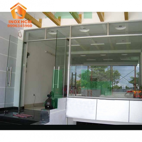 Nẹp Inox Kính Cường Lực PVD - nhận gia công inox theo yêu cầu