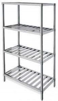 Kệ inox mạ vàng PVD - nhận gia công inox theo yêu cầu