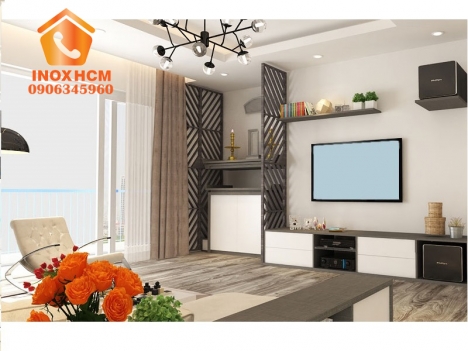 Vách CNC Bàn Thờ inox hiện đại