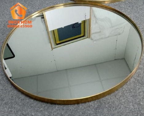 Khung Gương Inox Mạ Vàng PVD - inox chất lượng cao