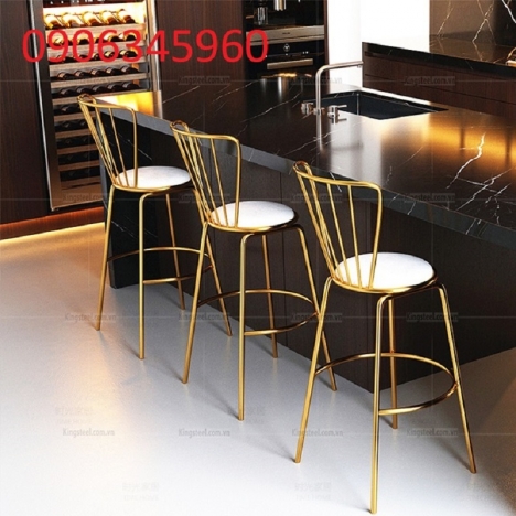 Ghế bar inox sang trọng - nhận gia công inox theo yêu cầu