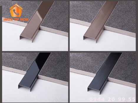 Nẹp Gạch Inox PVD - nhận gia công inox theo yêu cầu