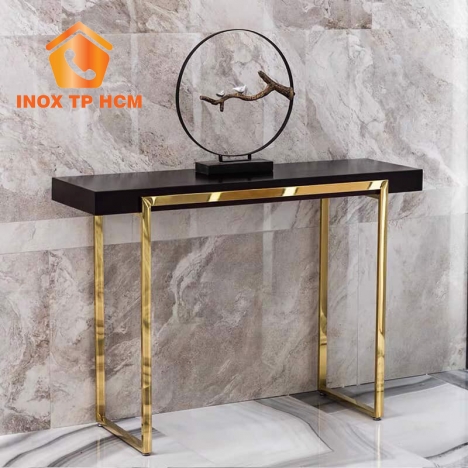 Bàn Console Inox Mạ Vàng PVD