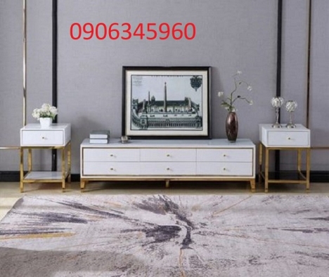 Kệ tivi bằng inox 304 hiện đại - nhận gia công inox theo yêu cầu khách hàng