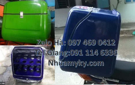 Thùng giao cơm, thùng nhựa, Thùng giao đồ uống, Thùng đựng văn phòng phẩm Thùng giao hàng 62x52x62