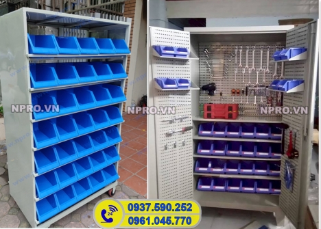 Tủ đựng linh kiện, kệ để khay linh kiện, tủ