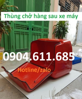 thùng chở hàng sau xe máy đem đến sự gọn nhẹ, chuyên nghiệp