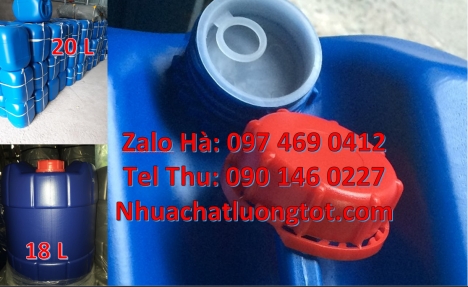 Can đựng hóa chất, Can nhựa 20 lít đựng hóa chất, can 20l giá rẻ can 25l xanh, Can cao cấp, Can 20l