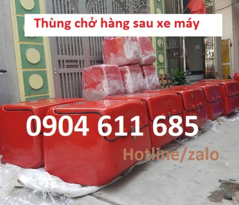 thùng chở hàng sau xe máy đem đến sự gọn nhẹ, chuyên nghiệp