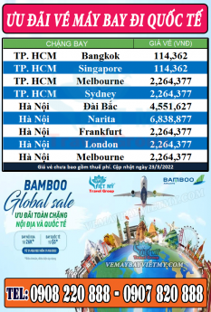 VNA khuyến mãi vé máy bay Nội địa chỉ từ 69K