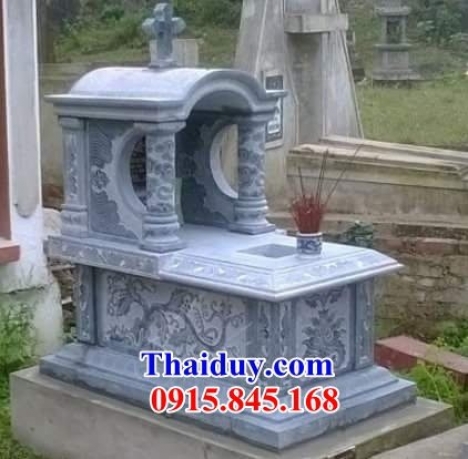 006 Mộ công giáo đẹp bắc giang - mộ đạo đá