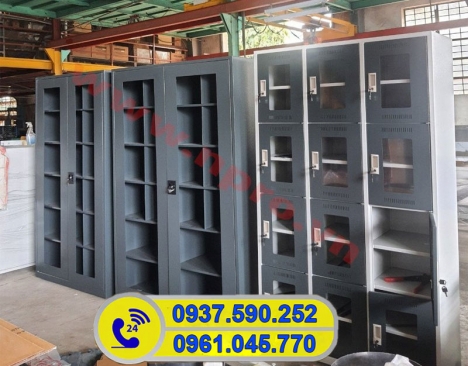 Tủ đựng linh kiện, kệ để khay linh kiện, tủ