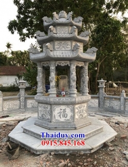 530 mộ tháp đẹp vĩnh long - tháp mộ bằng đá