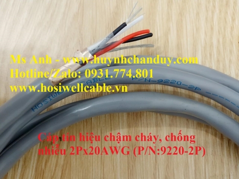Cáp tín hiệu chống nhiễu 2Pair 20AWG