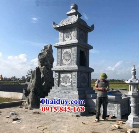 530 mộ tháp đẹp vĩnh long - tháp mộ bằng đá