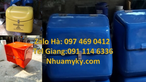Thùng hàng giữ nhiệt, Thùng giao Cà phê, thùng giao Thực phẩm, Thùng giao hàng 62x52x62 cm, Th