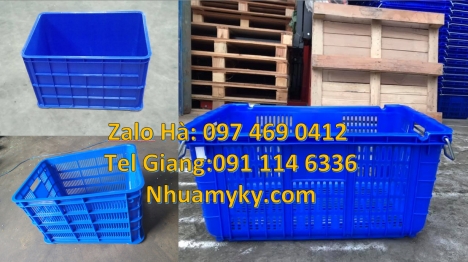 Rổ nhựa đựng trái cây, sóng nhựa hở có nắp đậy sóng nhựa có bánh xe, sọt nhựa có nắp đậy, Thùng nh