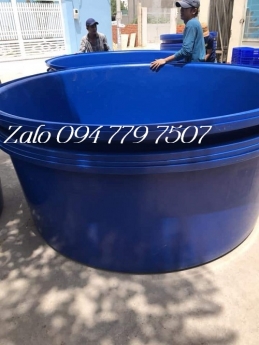 Bán thùng nhựa tròn 1000l nuôi cá ship hàng toàn quốc. 094 779 7507