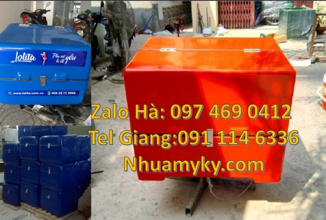Thùng hàng giữ nhiệt, Thùng giao Cà phê, thùng giao Thực phẩm, Thùng giao hàng 62x52x62 cm, Th