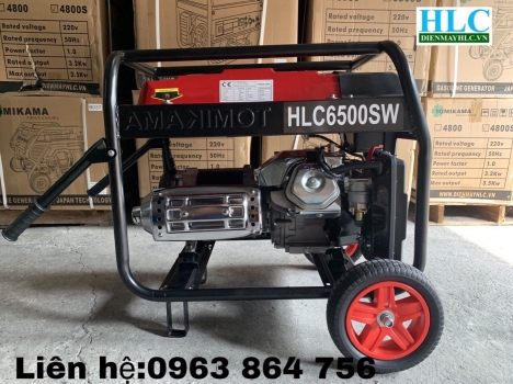 Bán máy phát điện xăng Tomikama 5kw giá rẻ tại Hà Nội