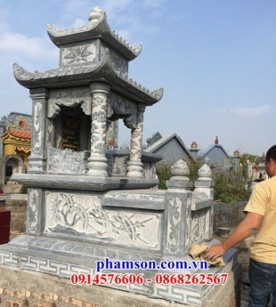 50 Mộ hai mái đẹp - lăng mộ bằng đá nguyên khối